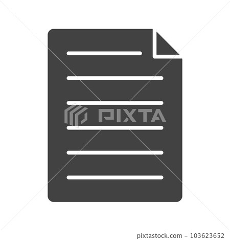 Paper icon vector image. Paper icon vector image. 103623652