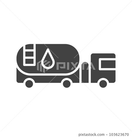 Oil Tank icon vector image. 103623670