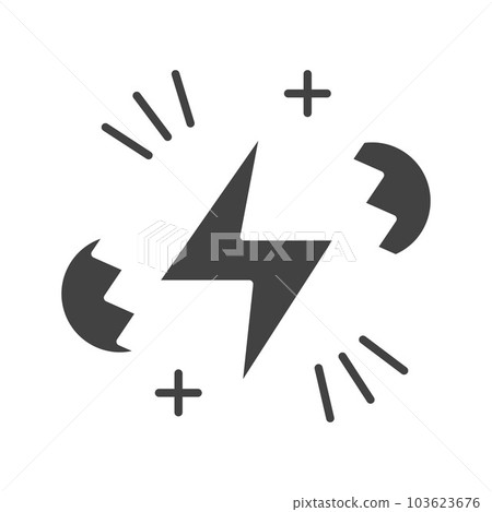 Nuclear Fission icon vector image. Nuclear Fission icon vector image. 103623676