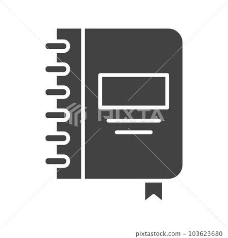 Notebook icon vector image. Notebook icon vector image. 103623680