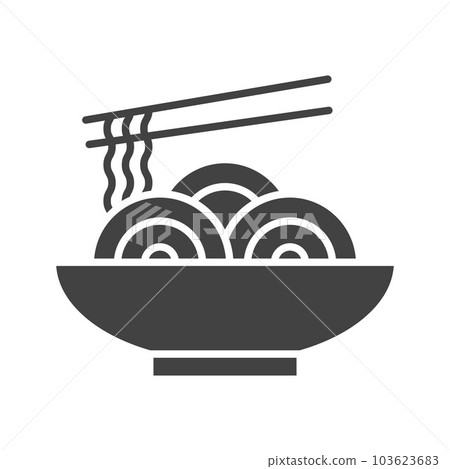 Noodles icon vector image. Noodles icon vector image. 103623683