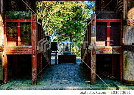 Mt. Hiei, Monjuro of Enryakuji Temple East Tower Mt. Hiei, Monjuro of Enryakuji Temple East Tower 103623691