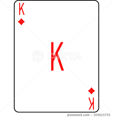 King of diamonds. A deck of poker cards. 103623735