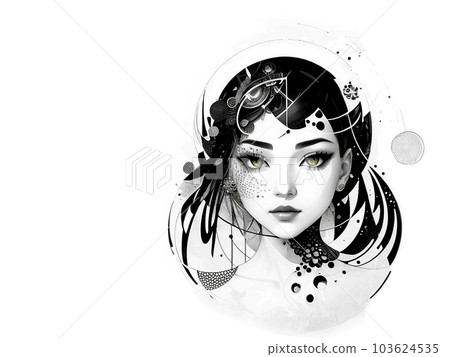 AI generated image female illustration AI generated image female illustration 103624535