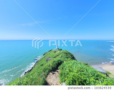 Niigata City Sea of Japan from Kakudahama Cape Lighthouse Niigata City Sea of Japan from Kakudahama Cape Lighthouse 103624539