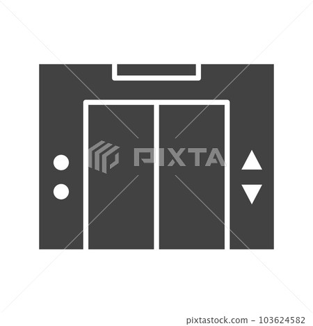 Elevator icon vector image. Elevator icon vector image. 103624582