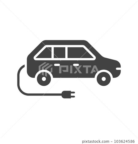 Electric Car icon vector image. Electric Car icon vector image. 103624586