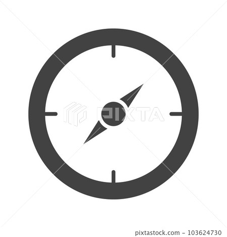 Compass icon vector image. 103624730
