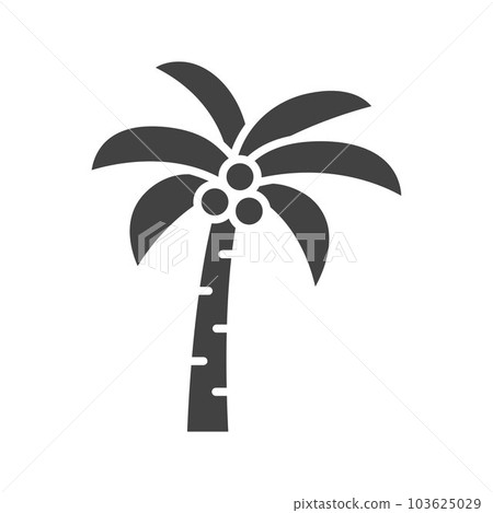Coconut Tree icon vector image. Coconut Tree icon vector image. 103625029