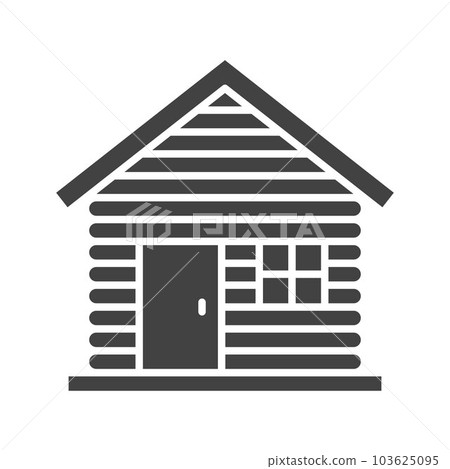 Cabin icon vector image. 103625095