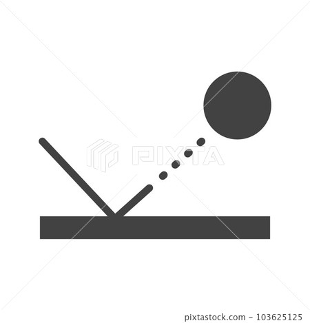 Bounce icon vector image. Bounce icon vector image. 103625125