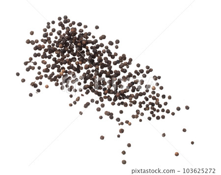 Black Pepper seeds fly explosion, Black Pepper float explode, abstract cloud fly. Black Peppercorn splash throwing in Air. White background Isolated high speed shutter, freeze motion Black Pepper seeds fly explosion, Black Pepper float explode, abstract cloud fly. Black Peppercorn splash throwing in Air. White background Isolated high speed shutter, freeze motion 103625272