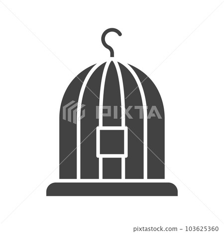 Birdcage icon vector image. 103625360