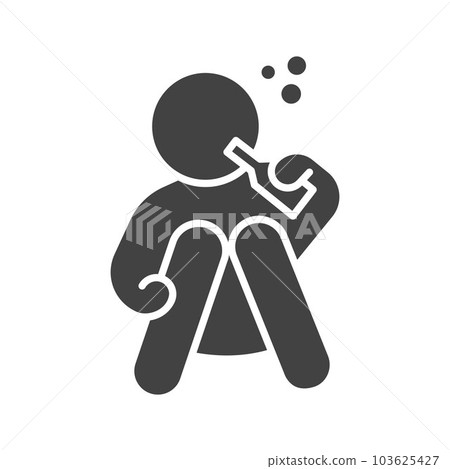 Alcoholic icon vector image. 103625427