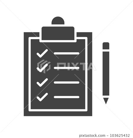Agenda icon vector image. 103625432