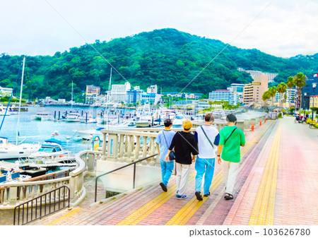 Atami illustration of four men 103626780