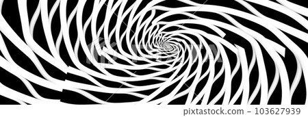 A black and white image of a spiral. Generative AI image. A black and white image of a spiral. Generative AI image. 103627939