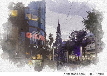 水彩風格 濱松市區 Zaza City 濱松市 靜岡縣濱松市 103627981