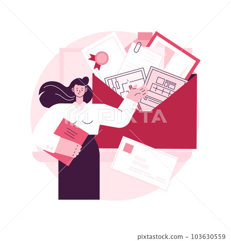 Portfolio abstract concept vector illustration. Project portfolio, service catalog, product presentation, get to know our work, web element, professional website, menu bar abstract metaphor. Portfolio abstract concept vector illustration. Project portfolio, service catalog, product presentation, get to know our work, web element, professional website, menu bar abstract metaphor. 103630559