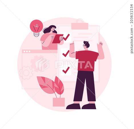 Business plan abstract concept vector illustration. Strategic business planning, creating financial plan, startup development, corporate marketing strategy, entrepreneur abstract metaphor. Business plan abstract concept vector illustration. Strategic business planning, creating financial plan, startup development, corporate marketing strategy, entrepreneur abstract metaphor. 103631534