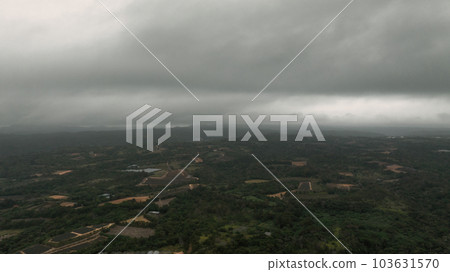 Aerial photograph of a country town Aerial photograph of a country town 103631570