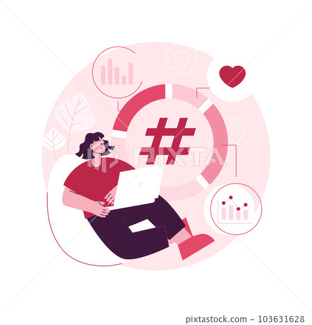 Tag management abstract concept vector illustration. Tag management system, e-marketing tagging tool, data collection code, analytics software manager, e-commerce tracking abstract metaphor. Tag management abstract concept vector illustration. Tag management system, e-marketing tagging tool, data collection code, analytics software manager, e-commerce tracking abstract metaphor. 103631628