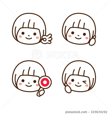 bob girl / ok smile bob girl / ok smile 103634292