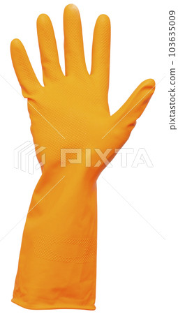 Protective rubber glove. 103635009