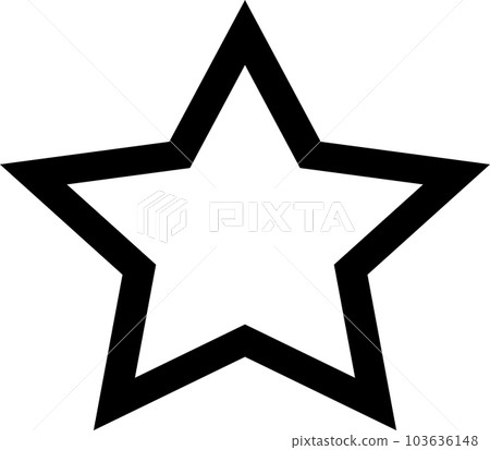 five-pointed star 103636148