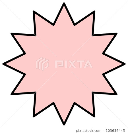 Simple and easy-to-use speech bubble 103636445