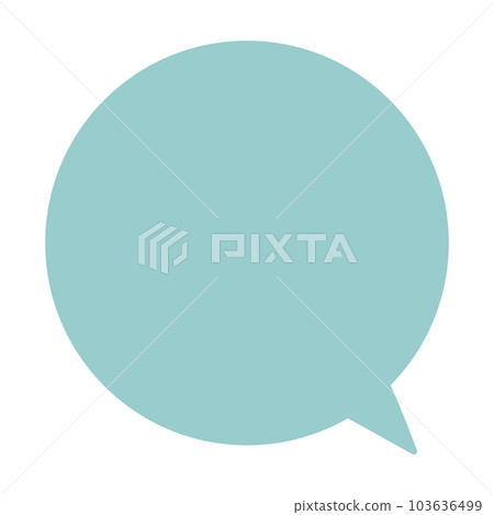 Simple and easy-to-use speech bubble 103636499