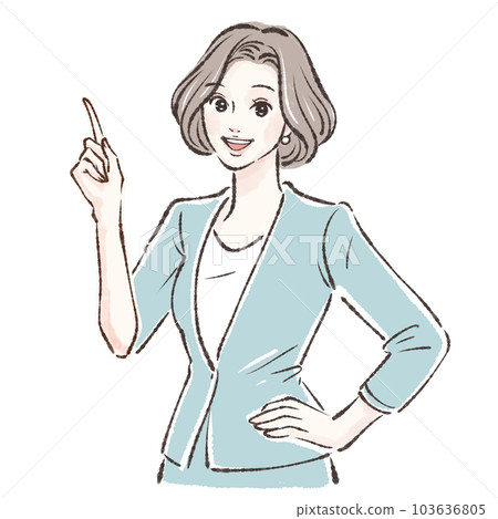指點、點、解說、說明、注意、教學、老師、講師、老師、專家、解說員、女人插圖素材 指點、點、解說、說明、注意、教學、老師、講師、老師、專家、解說員、女人插圖素材 103636805