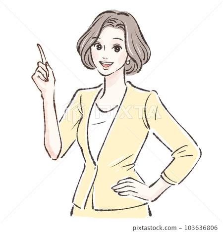 指點、點、解說、說明、注意、教學、老師、講師、老師、專家、解說員、女人插圖素材 指點、點、解說、說明、注意、教學、老師、講師、老師、專家、解說員、女人插圖素材 103636806