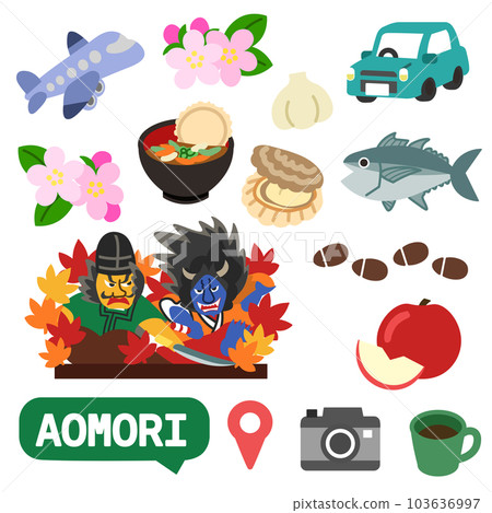 Aomori icon no line 103636997