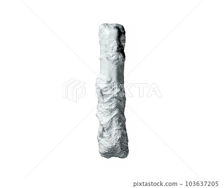 Letters made of rock and clay Letters made of rock and clay 103637205