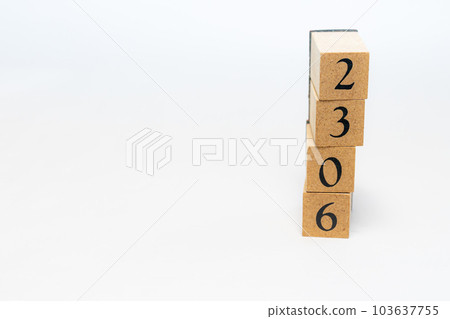 Wooden block Number 2306 103637755