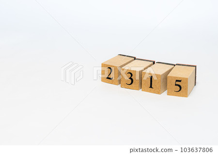 Wooden block Number 2315 103637806