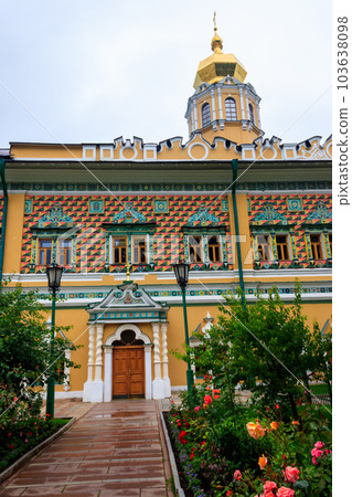 Building in Trinity Lavra of St. Sergius in Sergiev Posad, Russia 103638098