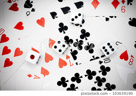 trunk cards and dice 103639190