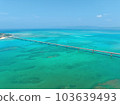 Aerial photo of the sea in Okinawa 103639493