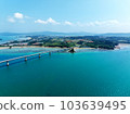 Aerial photo of the sea in Okinawa 103639495