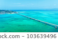 Aerial photo of the sea in Okinawa 103639496
