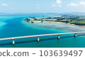 Aerial photo of the sea in Okinawa 103639497