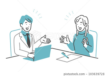 Male and female meetings 103639728