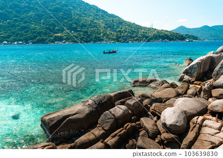 Beach and sea at Koh Tao, Thailand 103639830