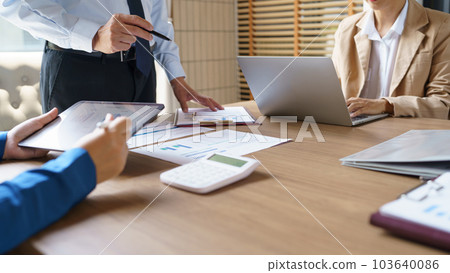 Business People Meeting Design Ideas professional investor working new start up project. businessman and businesswoman working together meeting concept. Business People Meeting Design Ideas professional investor working new start up project. businessman and businesswoman working together meeting concept. 103640086