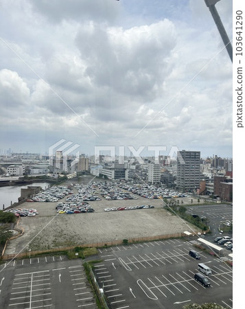 Scenery from the ferris wheel at Nagoya Port Sea Train Land Scenery from the ferris wheel at Nagoya Port Sea Train Land 103641290