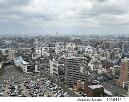 Scenery from the ferris wheel at Nagoya Port Sea Train Land Scenery from the ferris wheel at Nagoya Port Sea Train Land 103641341
