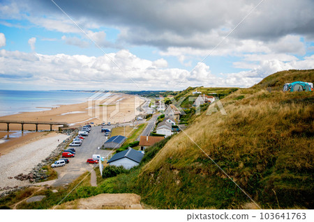 Omaha Beach was the code name for one of the five sectors of the Allied invasion of German-occupied France in the Normandy landings on 6 June 1944, during World War II. Omaha Beach was the code name for one of the five sectors of the Allied invasion of German-occupied France in the Normandy landings on 6 June 1944, during World War II. 103641763