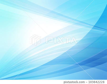 Light color abstract background material with beautiful flowing waves _ light blue 103642228
